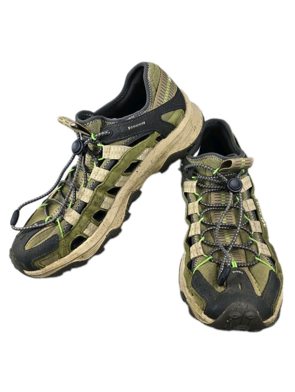 Merrell Speed Fusion Stretch Men 13M Vibram Hiking Water Shoes Mosstone J005957